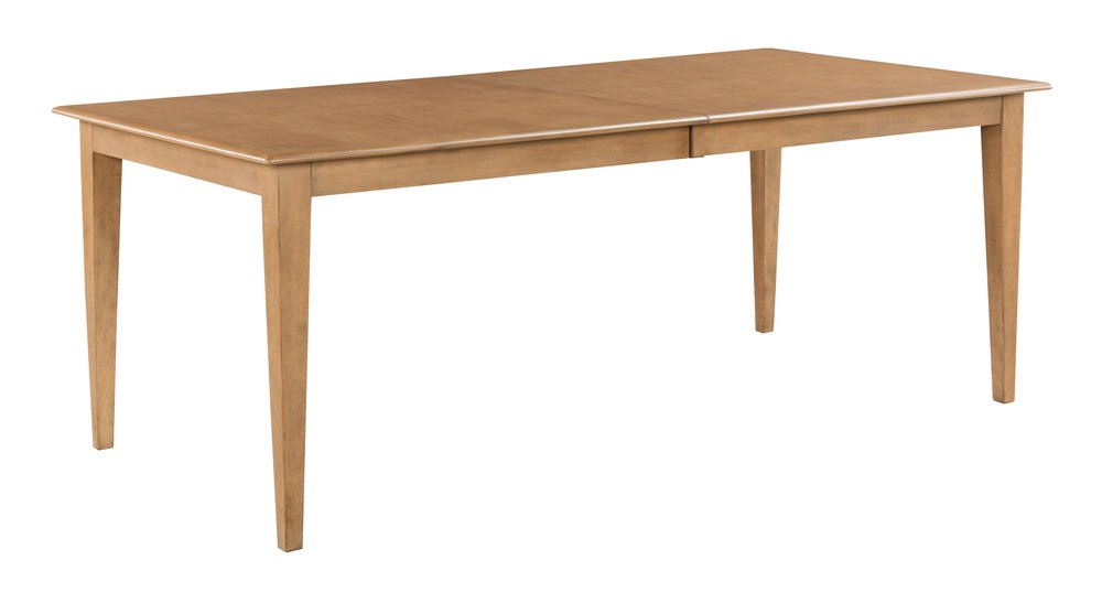 Kincaid Furniture - Kafe Cappuccino 80" Extendable Rectangular Leg Dining Table - 317-745C view 1