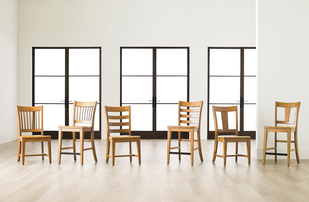 Kincaid Furniture - Kafe Cappuccino Tall Rake Back Chair - Set of 2 - 317-690C view 7