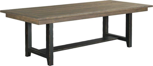 Kincaid Furniture - Mill House 96in Sigmon Trestle Table - 860-745_CLOSEOUT-KC veiw 1