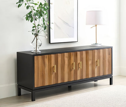 Kincaid Furniture - Monogram Walnut And Black Monogram Console - 315-586B view 2