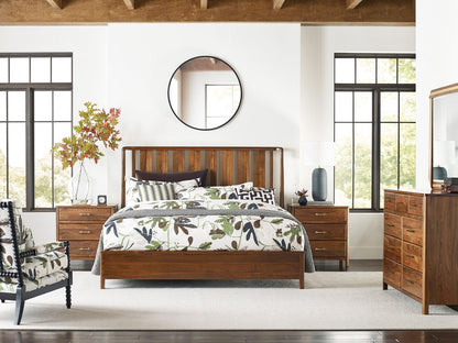Kincaid Furniture - Monogram Walnut Ashburn California King Panel Bed - 315-308P view 7