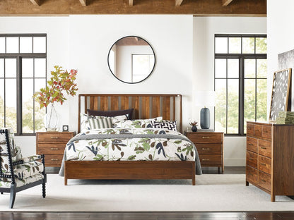 Kincaid Furniture - Monogram Walnut Ashburn King Panel Bed - 315-306P view 8