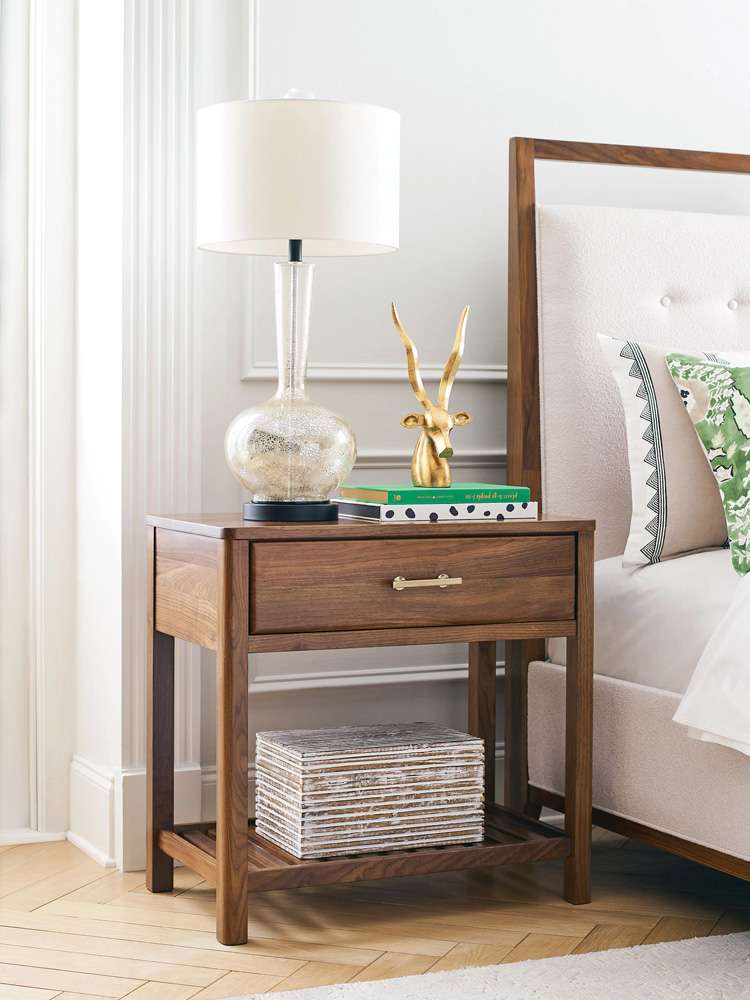 Kincaid Furniture - Monogram Walnut Highland Open Nightstand - 315-422 veiw 2