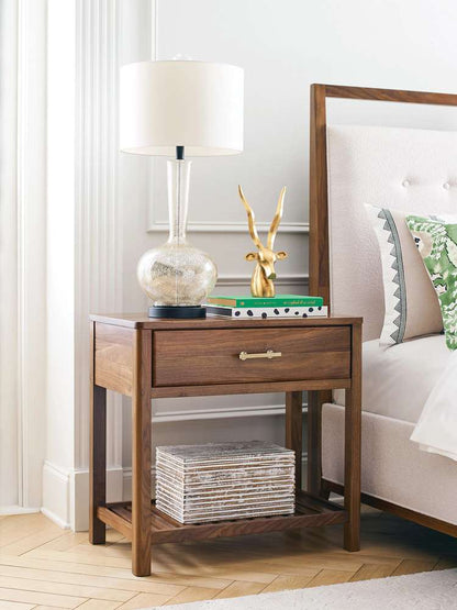 Kincaid Furniture - Monogram Walnut Highland Open Nightstand - 315-422 veiw 2