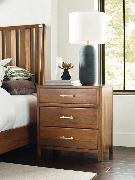 Kincaid Furniture - Monogram Walnut Main Nightstand - 315-421 veiw 2