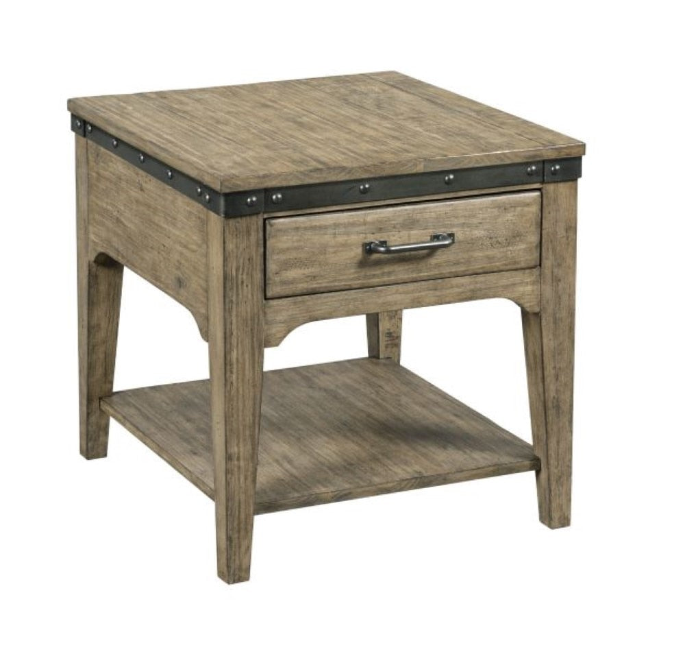 Kincaid Furniture - Plank Road Artisans Rectangular Drawer End Table - 706-915S view 1