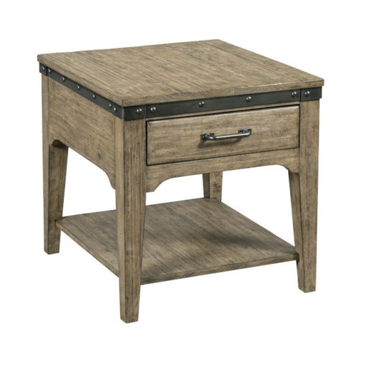 Kincaid Furniture - Plank Road Artisans Rectangular Drawer End Table - 706-915S view 1
