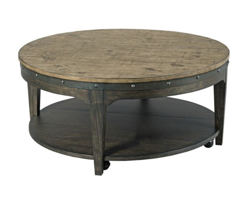 Kincaid Furniture - Plank Road Artisans Round Cocktail Table - 706-911C veiw 1