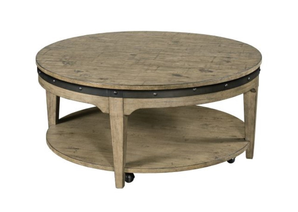 Kincaid Furniture - Plank Road Artisans Round Cocktail Table - 706-911S veiw 1