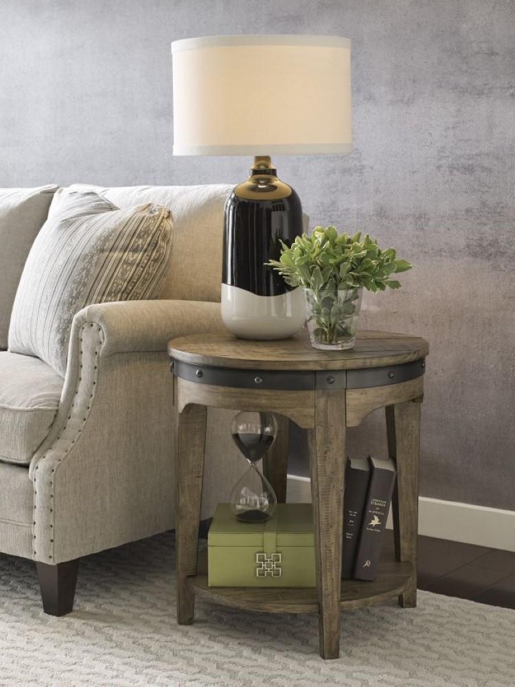 Kincaid Furniture - Plank Road Artisans Round End Table - 706-920S view 2