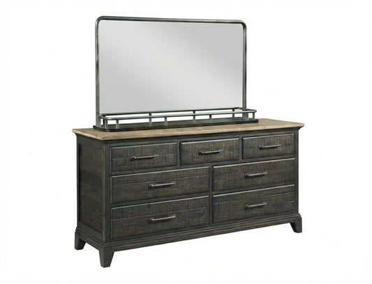Kincaid Furniture - Plank Road Charcoal Farmstead Dresser With Landscape Mirror - 706-120C040C view 1