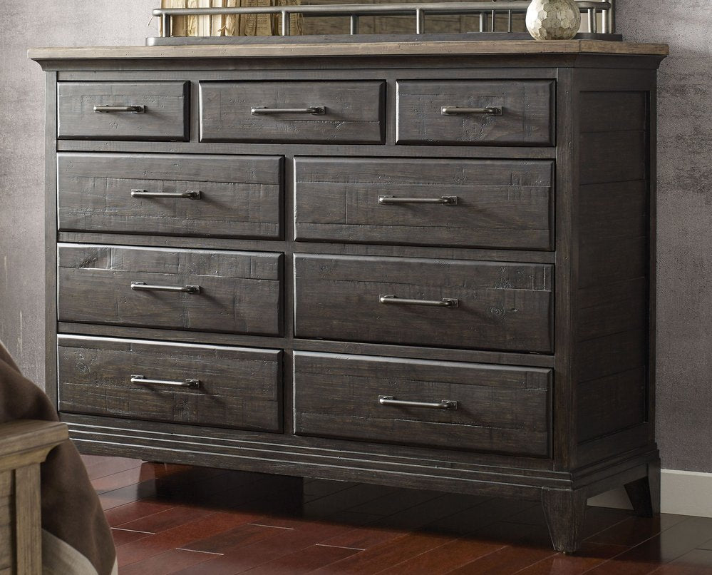 Kincaid Furniture - Plank Road Charcoal Westwood Bureau With Jessup Mirror - 706-131C030C view 2