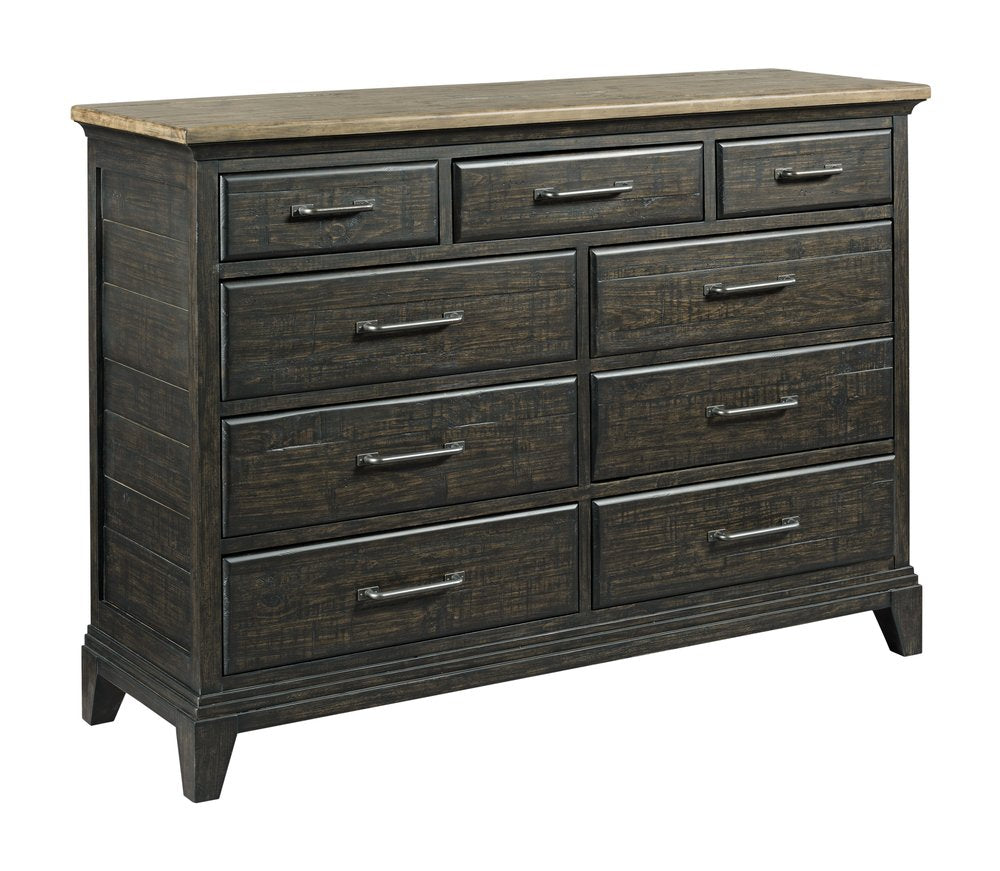 Kincaid Furniture - Plank Road Charcoal Westwood Bureau With Jessup Mirror - 706-131C030C view 3