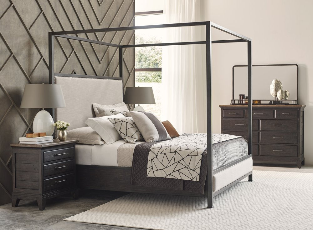 Kincaid Furniture - Plank Road Charcoal Westwood Bureau With Jessup Mirror - 706-131C030C view 12