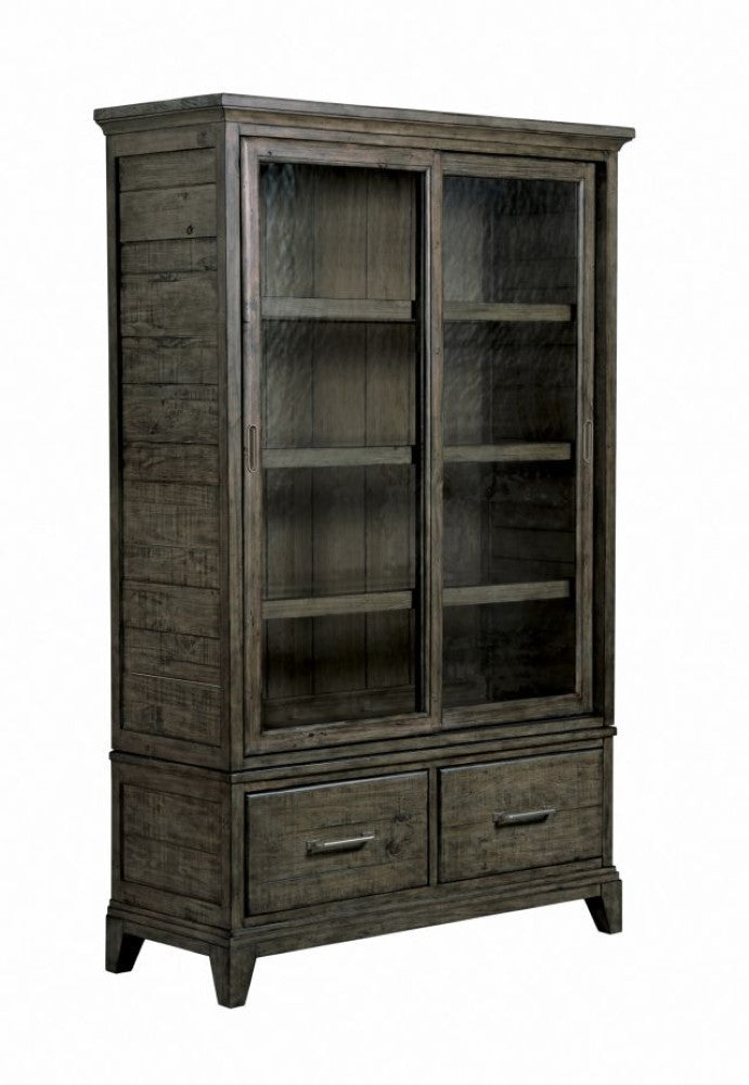 Kincaid Furniture - Plank Road Darby Display Cabinet - Complete - 706-830CP view 1