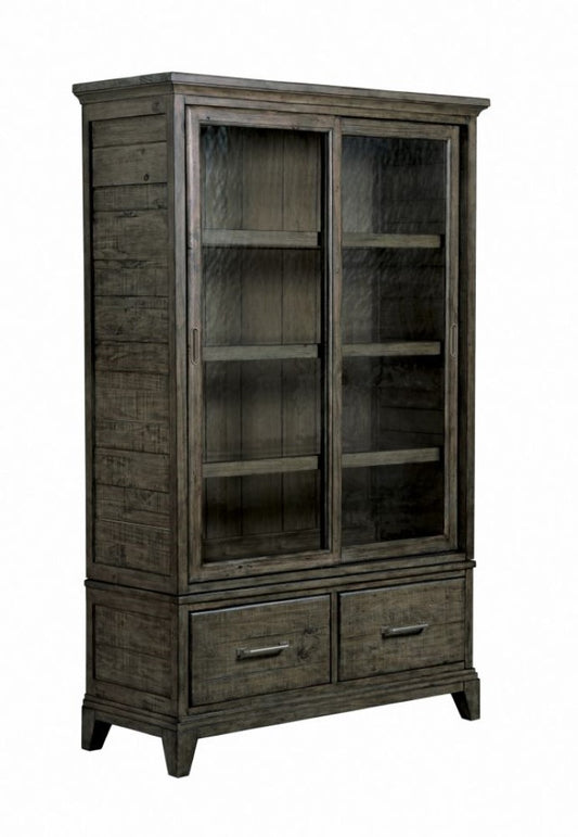 Kincaid Furniture - Plank Road Darby Display Cabinet - Complete - 706-830CP veiw 1
