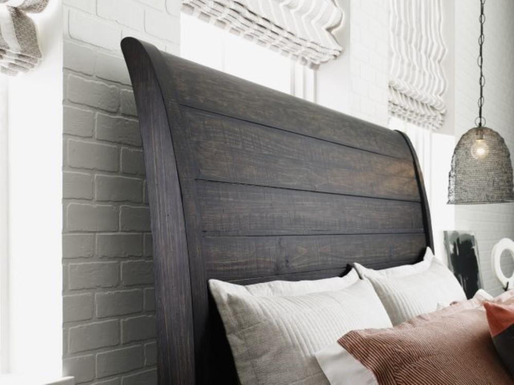 Kincaid Furniture - Plank Road Eastburn Sleigh King Bed - Complete - 706-316CP veiw 3