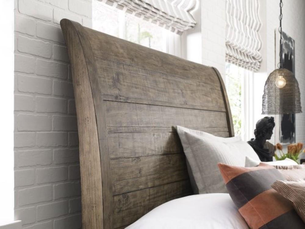 Kincaid Furniture - Plank Road Eastburn Sleigh King Bed - Complete - 706-316SP veiw 2