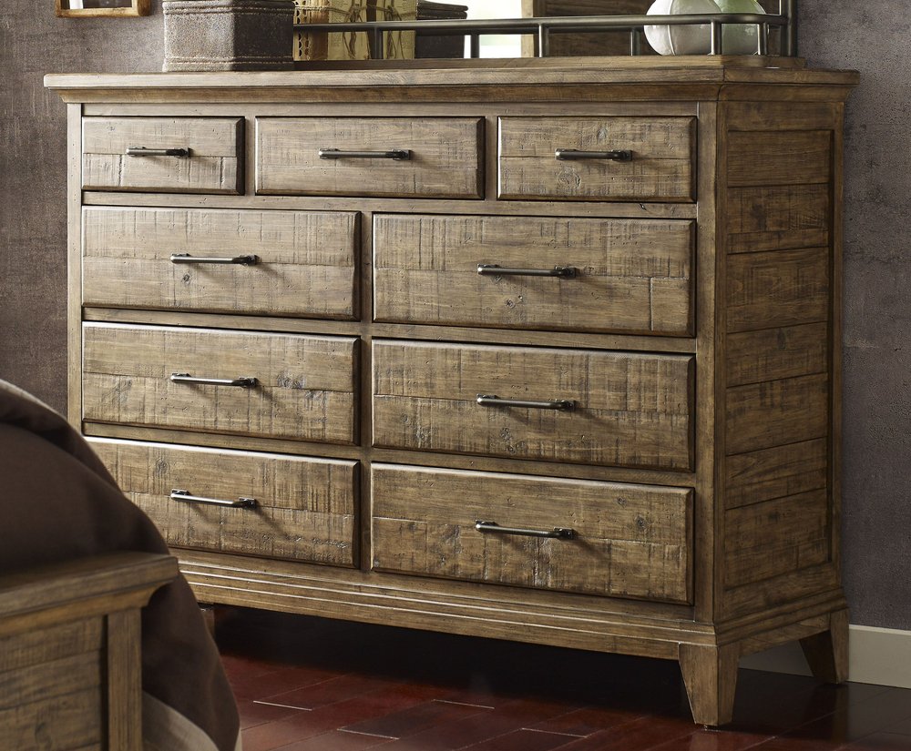 Kincaid Furniture - Plank Road Sandstone Westwood Bureau With Landscape Mirror - 706-131S040S view 2
