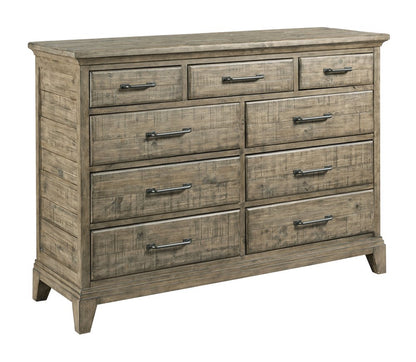 Kincaid Furniture - Plank Road Sandstone Westwood Bureau With Landscape Mirror - 706-131S040S view 3