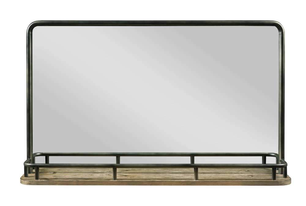 Kincaid Furniture - Plank Road Sandstone Westwood Bureau With Landscape Mirror - 706-131S040S view 4