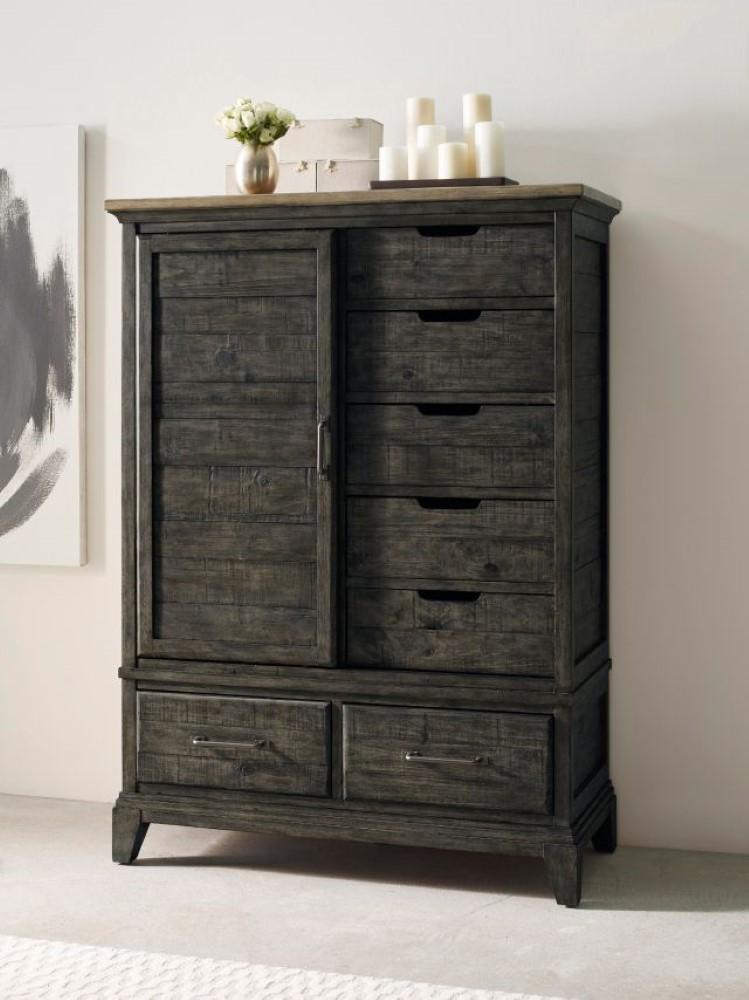Kincaid Furniture - Plank Road Wheeler Door Chest - 706-250C veiw 2