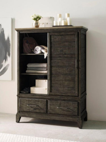 Kincaid Furniture - Plank Road Wheeler Door Chest - 706-250C veiw 3