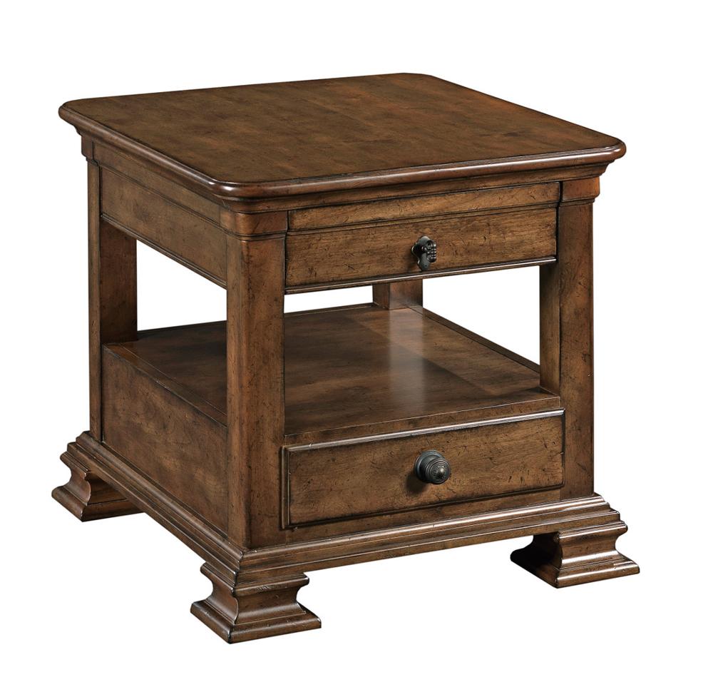 Kincaid Furniture - Portolone Rectangular End Table - 95-022_CLOSEOUT-KC veiw 1