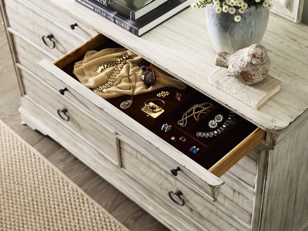 Kincaid Furniture - Selwyn Cottage Whiteside Dresser With Mirror - 020-130040 view 6