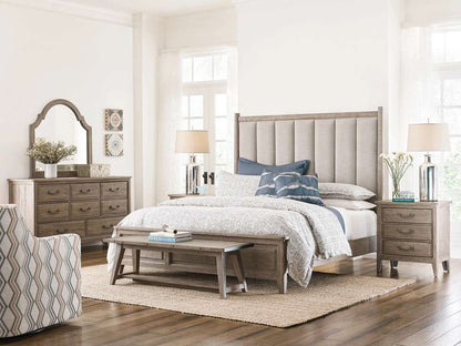 Kincaid Furniture - Urban Cottage Oakmont Cal King Uph Panel Bed Complete - 025-318P veiw 2
