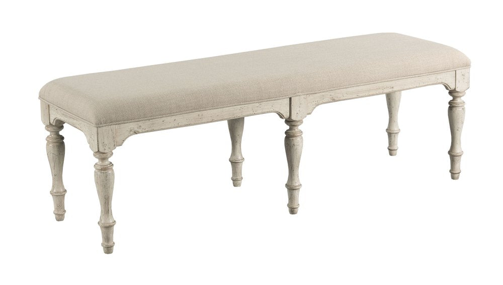 Kincaid Furniture - Weatherford Cornsilk Belmont Dining Bench - 75-068C view 1