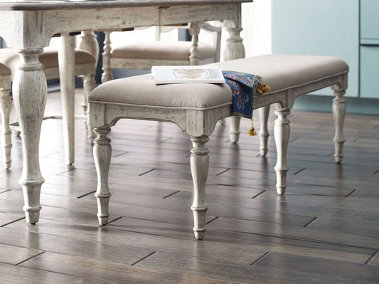 Kincaid Furniture - Weatherford Cornsilk Belmont Dining Bench - 75-068C view 2