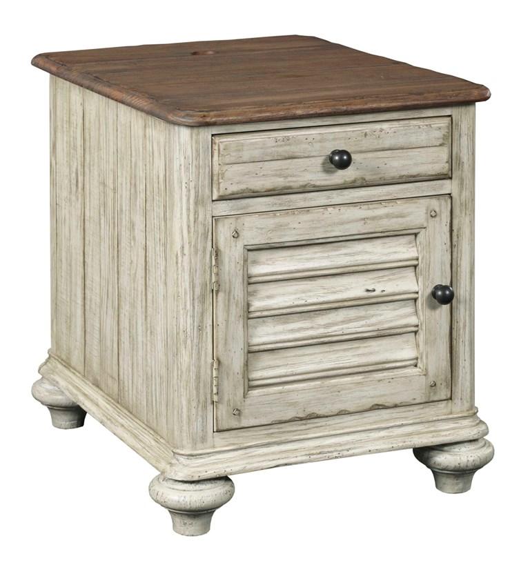 Kincaid Furniture - Weatherford Cornsilk Chairside Table - 75-026 view 1