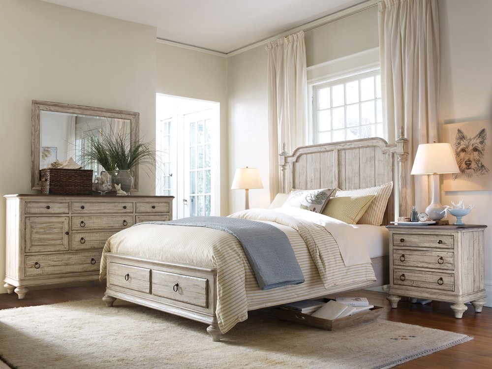 Kincaid Furniture - Weatherford Cornsilk Ellesmere Dresser With Landscape Mirror - 75-160114 view 10