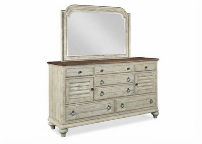 Kincaid Furniture - Weatherford Cornsilk Ellesmere Dresser With Mirror - 75-160118 view 1