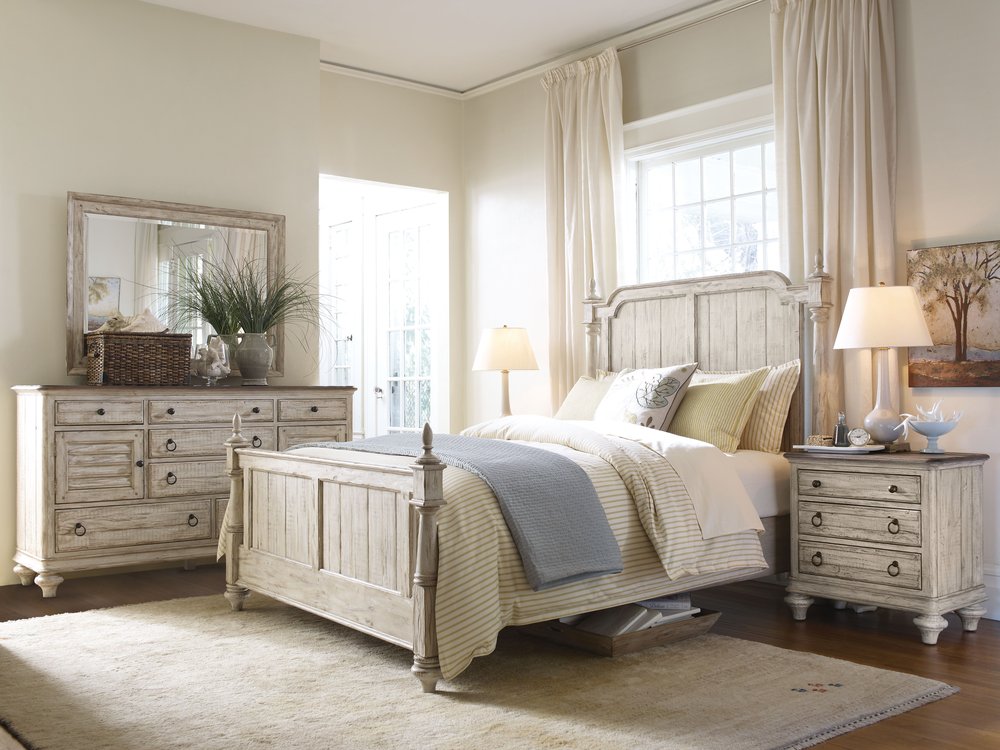 Kincaid Furniture - Weatherford Cornsilk Ellesmere Dresser With Mirror - 75-160118 view 9