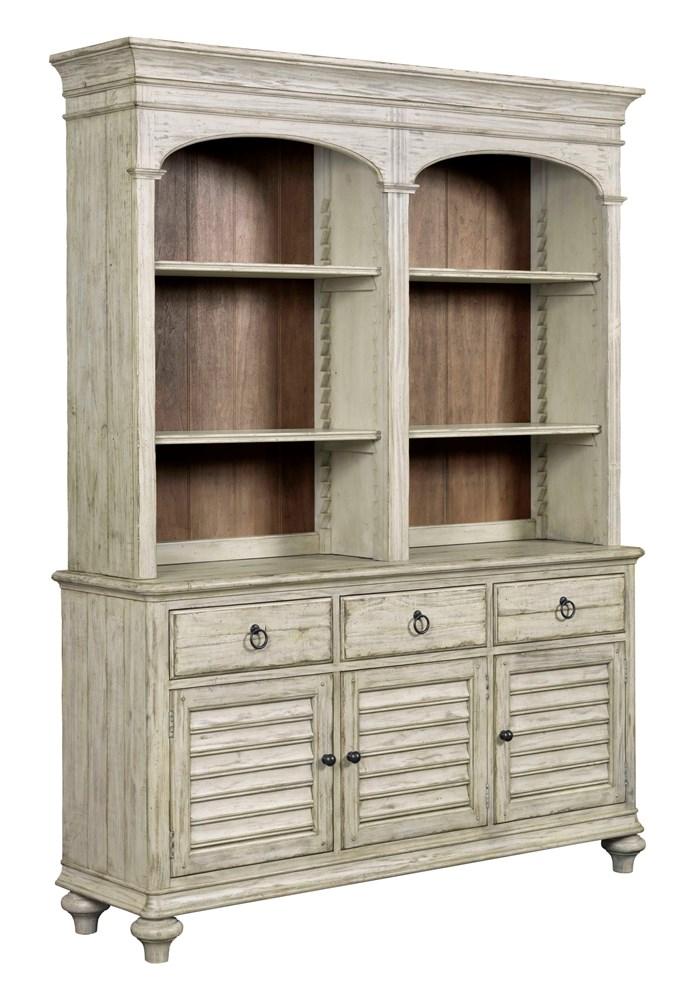 Kincaid Furniture - Weatherford Cornsilk Hastings Open Hutch & Buffet - 75-079P veiw 1