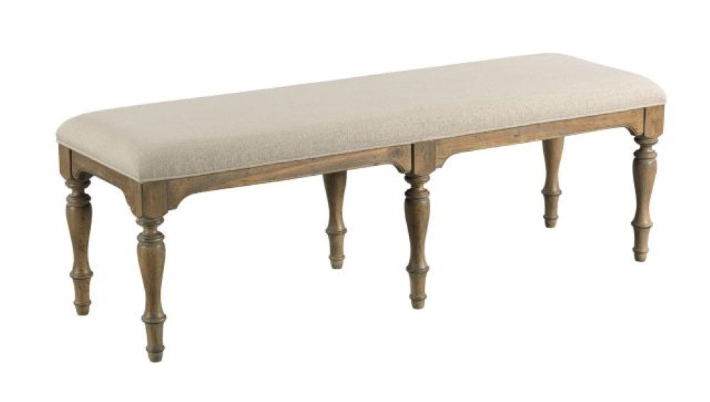 Kincaid Furniture - Weatherford - Heather Belmont Dining Bench - 76-068 veiw 1