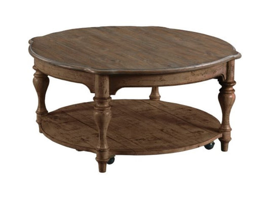 Kincaid Furniture - Weatherford - Heather Bolton Round Cocktail Table - 76-024 view 1