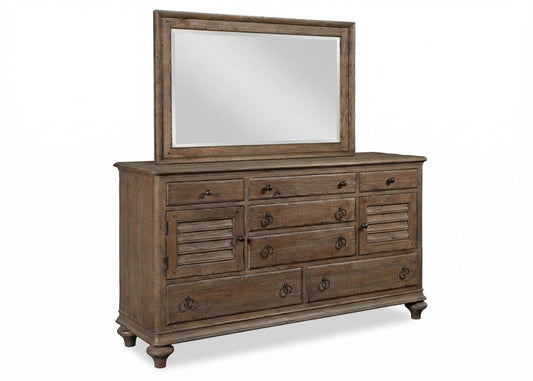 Kincaid Furniture - Weatherford Heather Ellesmere Dresser With Landscape Mirror - 76-160114 view 1