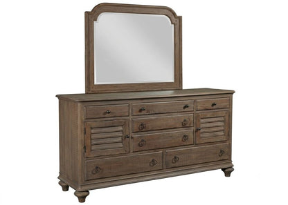 Kincaid Furniture - Weatherford Heather Ellesmere Dresser With Mirror - 76-160118 view 1
