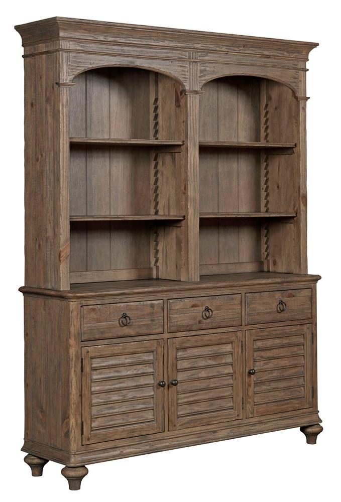 Kincaid Furniture - Weatherford Heather Hastings Open Hutch & Buffet - 76-079P veiw 1