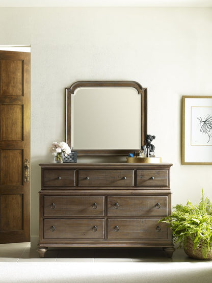 Kincaid Furniture - Weatherford Heather Wellington Drawer Dresser With Mirror - 76-162118 view 5