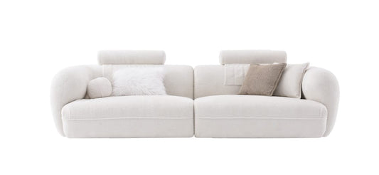 Klaussner Furniture - Elan - Accordo Cream Fabric Sofa - KLA-ELAN-JHB196 view 1