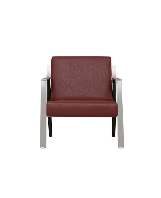 Klaussner Furniture - Elan - Essenza Leather Red Lounge Chair - KLA-ELAN-B901 view 2