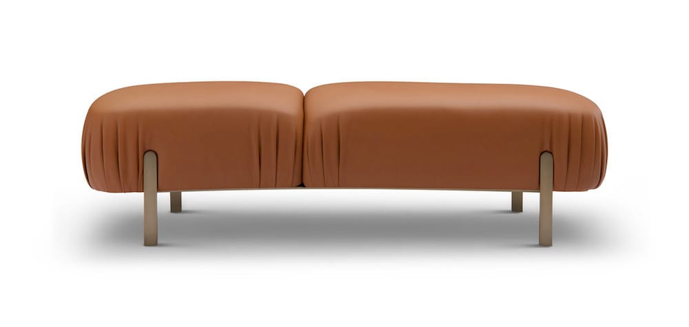 Klaussner Furniture - Elan - Fluid Form Accent Bench - KLA-ELAN-BH23006-BEN view 2