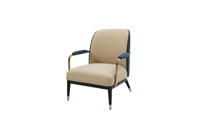 Klaussner Furniture - Elan - Lusso Leisure Leather Chair In Champagne Gold - KLA-ELAN-ZS1001-9 view 1