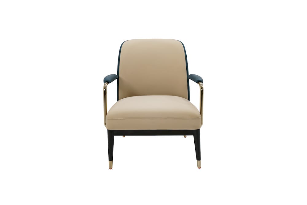 Klaussner Furniture - Elan - Lusso Leisure Leather Chair In Champagne Gold - KLA-ELAN-ZS1001-9 view 2