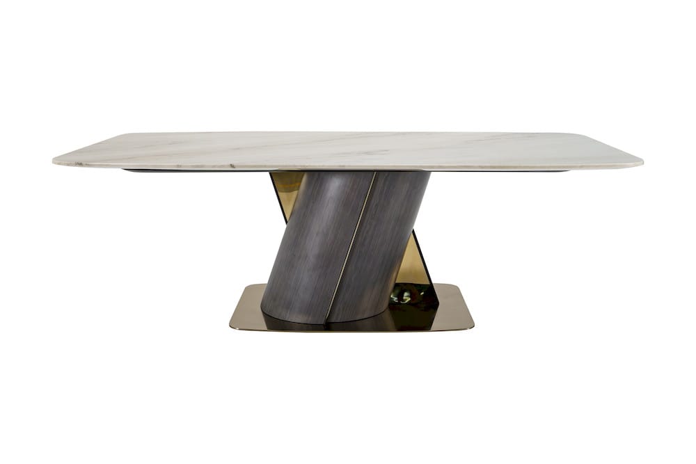 Klaussner Furniture - Elan - Soriso Dining Table With Beige Marble Finish - KLA-ELAN-ZS1033A-2.4M view 2