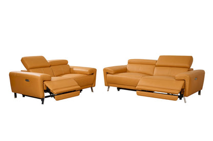 Klaussner Furniture - Everyday - Aurella Leather 2-Piece Living Room Set - KLA-DAY-BC8085-L833 view 1